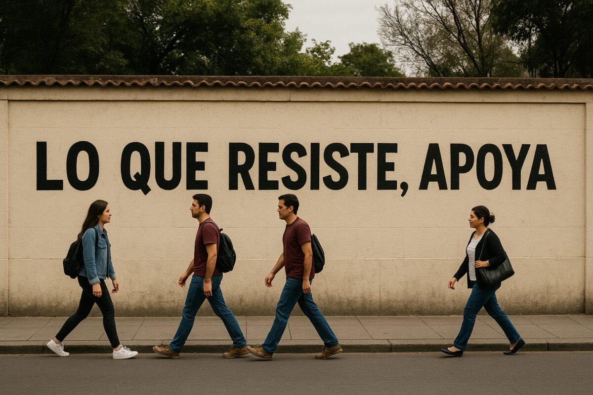 Lo que resiste apoya