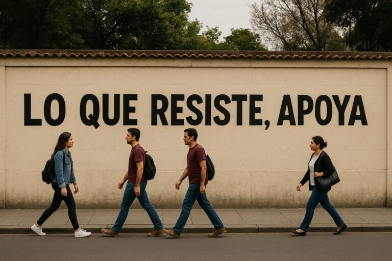 Lo que resiste apoya