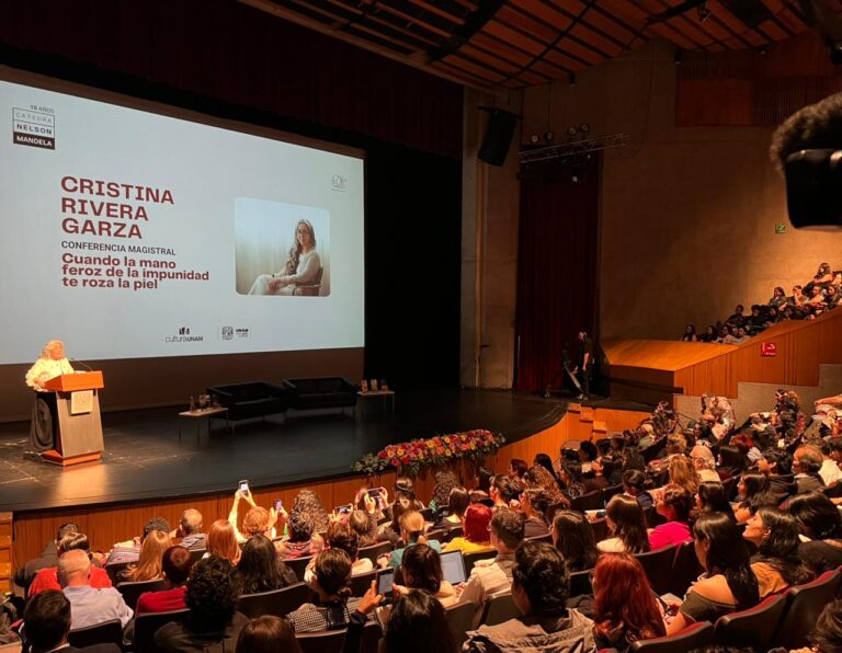 Rivera Garza en la UNAM: vivimos en el limbo de la impunidad Rivera Garza