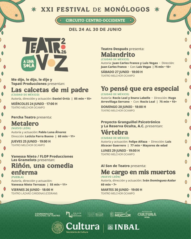 Teatro a una sola voz