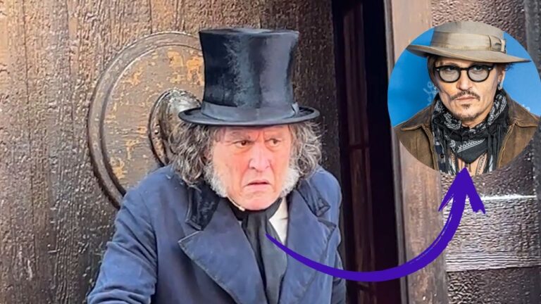 Johnny Depp se transforma en Scrooge y vuelve a la actuación