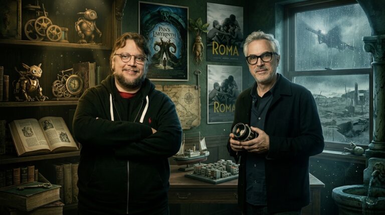 Guillermo del Toro y Alfonso Cuarón